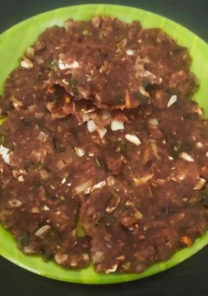 A picture of Finger millet, Flattened rice cheela.