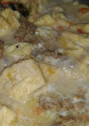 Foto resep TAHU TEMPE KUAH SANTAN (edisi malas masak)