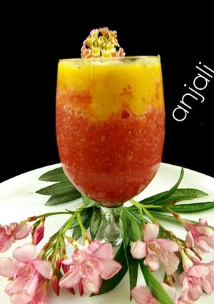 A picture of Sunrise smoothie.