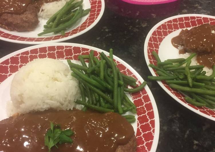 Recipe of Super Quick Homemade Franks Salisbury Steak