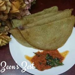 A picture of Mixed Lentil Dosas.
