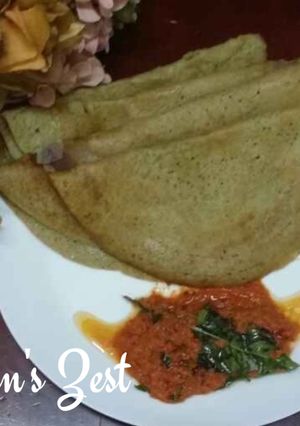 A picture of Mixed Lentil Dosas.