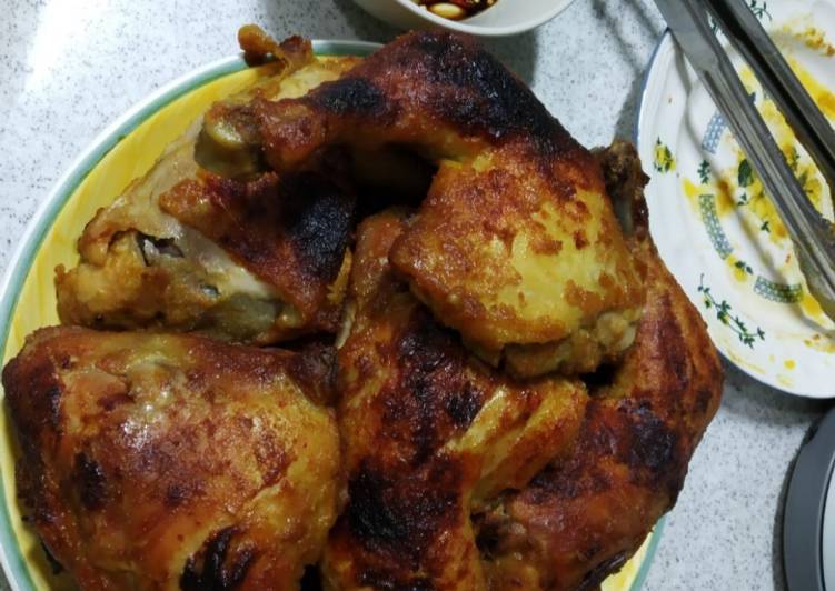 Langkah Mudah untuk Membuat Ayam panggang oven yang Enak