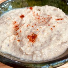 A picture of BBQ baba ganoush.