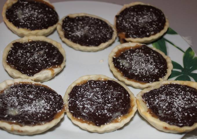 Comment faire Cuire Appétissante Tartelettes chocolat et caramel beurre
salé