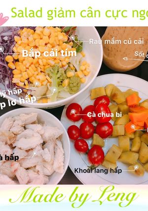 Hình của món Salad giảm cân cực ngon.