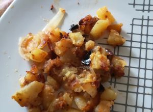 Una foto de Patatas con guindilla o guajillo
