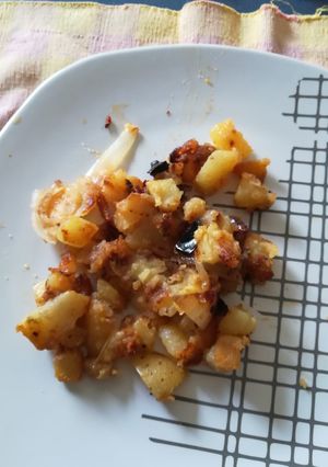 Una foto de Patatas con guindilla o guajillo