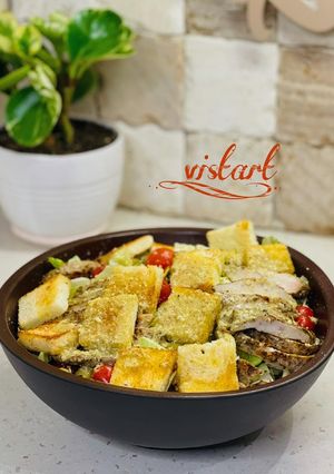 عکسی از دستور سالاد سزار