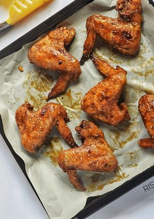 Foto resep Spicy Garlic Chicken Wings #BikinRamadanBerkesan