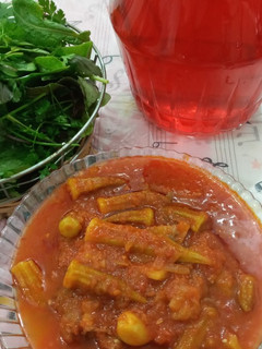 عکسی از دستور خورشت بامیه یاسمن پز