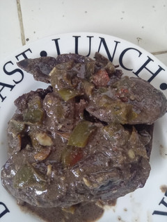 Una foto de Bistec de hígado
