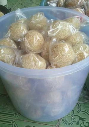 Foto resep Onde-onde kacang ijo kupas