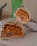 Burrito με ρύζι και φασόλια