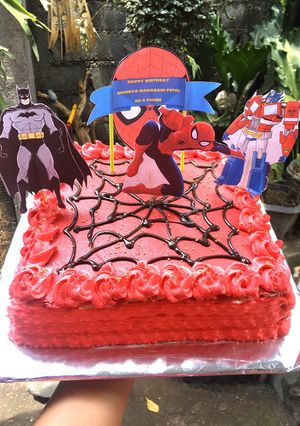Foto resep Spiderman Cake Birthday🎊