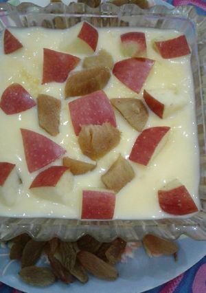 A picture of Fruit custard.