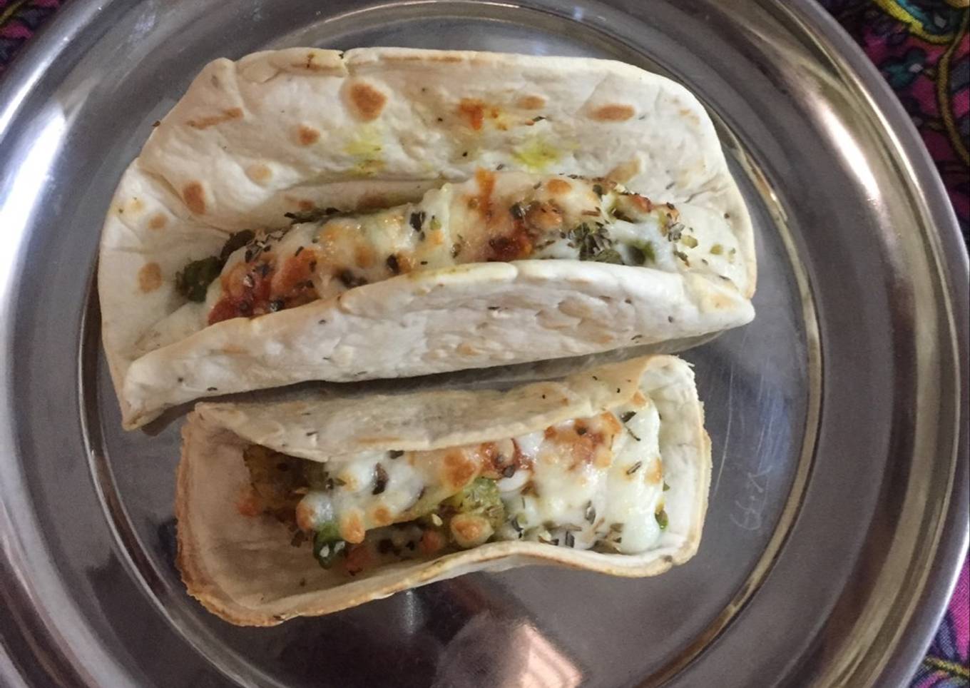 Tacos with peas