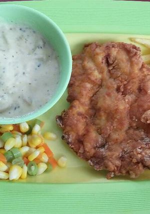 Foto resep Crispy chicken steak