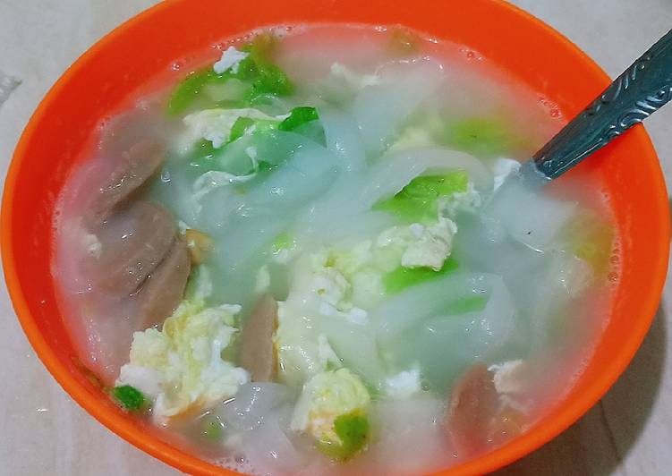 Resep Kwetiau kuah simple &amp; enak yang Bikin Ngiler