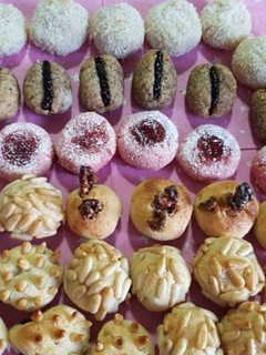 Una foto de Panellets (con Thermomix)