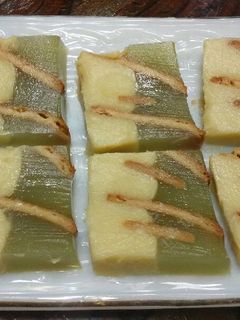 Foto resep Puding lapis kentang teh hijau