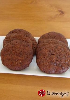 Φωτογραφία της συνταγής Μαλακά cookies διπλής σοκολάτας