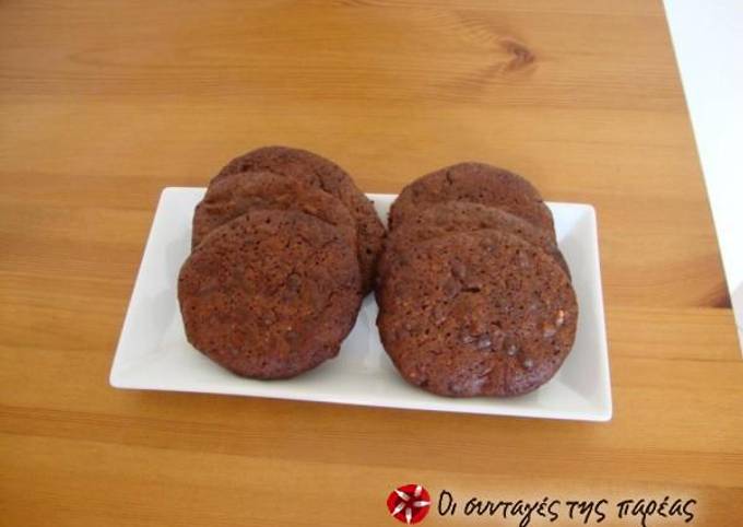 κύρια φωτογραφία συνταγής Μαλακά cookies διπλής σοκολάτας