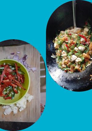 Foto resep Tumis buncis tahu wortel💞