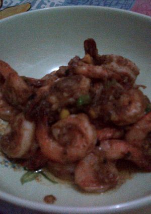 Foto resep Udang Goreng Telor Asin