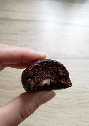 Une photo de Energy balls vegan (crue/gluten free) chocolat et peanut butter