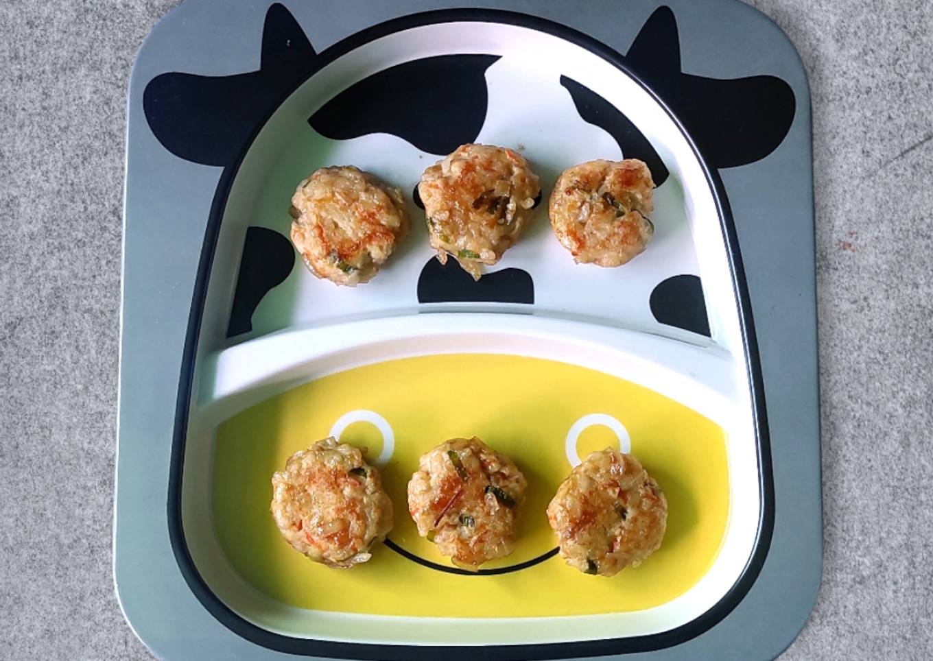 MPASI Perkedel Nasi Ayam 1y+