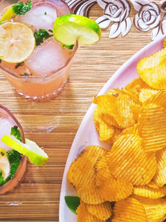 A picture of Strawberry mojito summer drink.