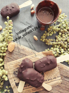 عکسی از دستور بستنی چوبی (پودینگی_وانیلی)