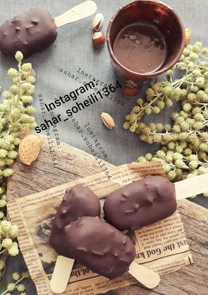 عکسی از دستور بستنی چوبی (پودینگی_وانیلی)