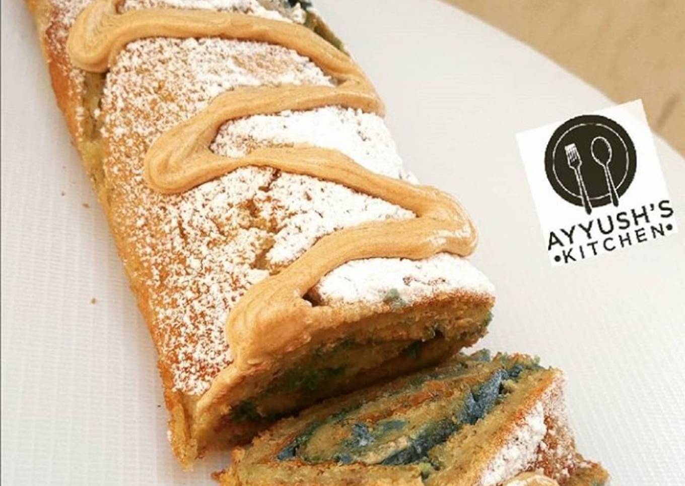 Simple Way to Make Quick Banana bread cake roll