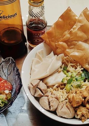 Foto resep Mie ayam abang-abang gerobak