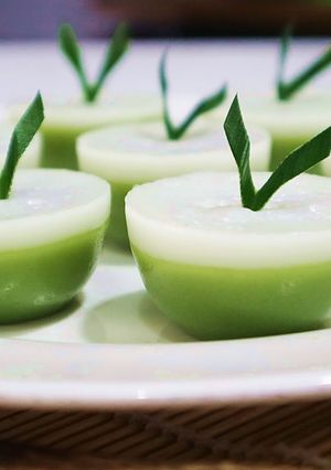 Foto resep Kue Talam Pandan Hijau