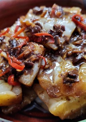 豆豉醬燜苦瓜 的食譜成品照片