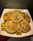 Hàu chiên trứng hành tây