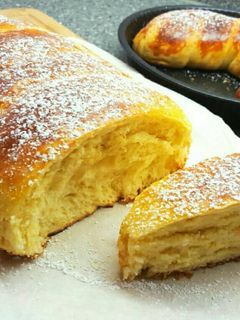 صورة لوصفة بريوش ررروعة🍞👌