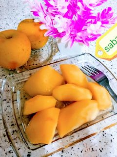 عکسی از دستور کمپوت سیب