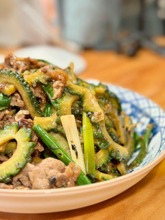 涼瓜炒牛肉 的食譜成品照片