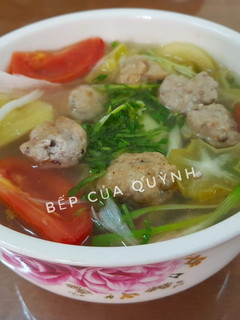 Hình của món Canh chua chả cá rựa.