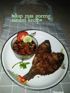 Foto resep *ikan mas goreng sambal kecap*