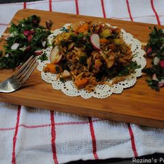 A picture of Rice salad.
