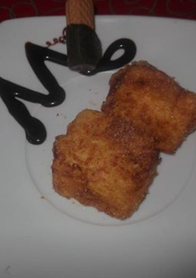 Una foto de Leche frita