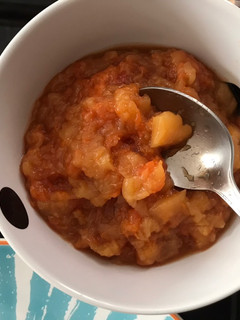 Una foto de Mermelada casera de manzana y pomelo, con Stevia