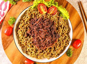 Foto resep Resep Mie BonCabe Rendang