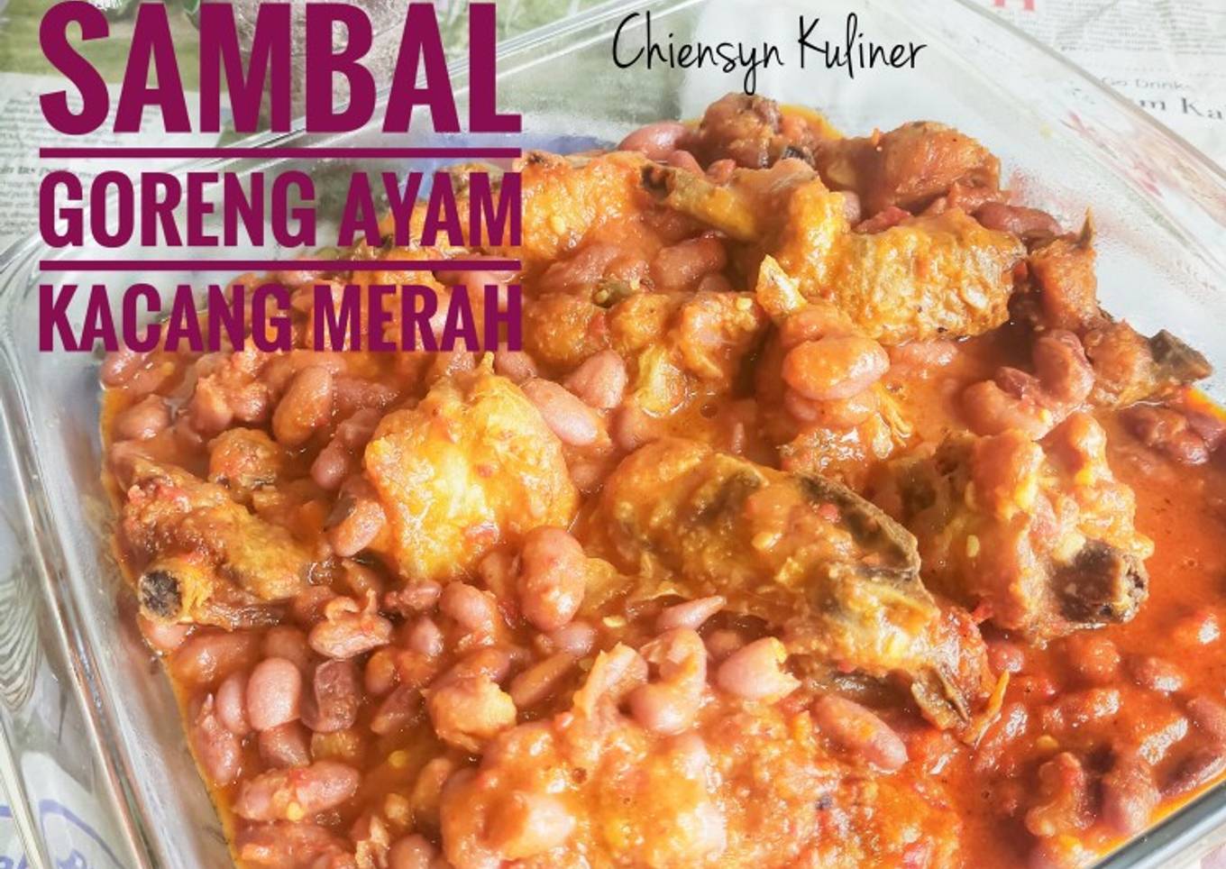 Sambal Goreng Ayam Kacang Merah