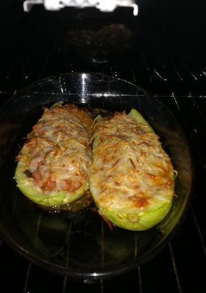 Una foto de Calabacín relleno
